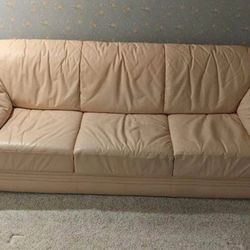 Vintage Real Leather Living Room Set