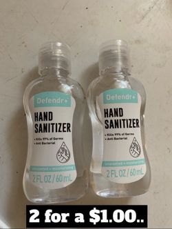 Defendr+ Hand Sanitizer..