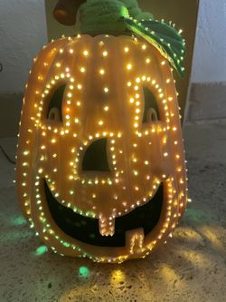 AVON Halloween Fiber Optic Glowing Pumpkin for Sale in Los Angeles