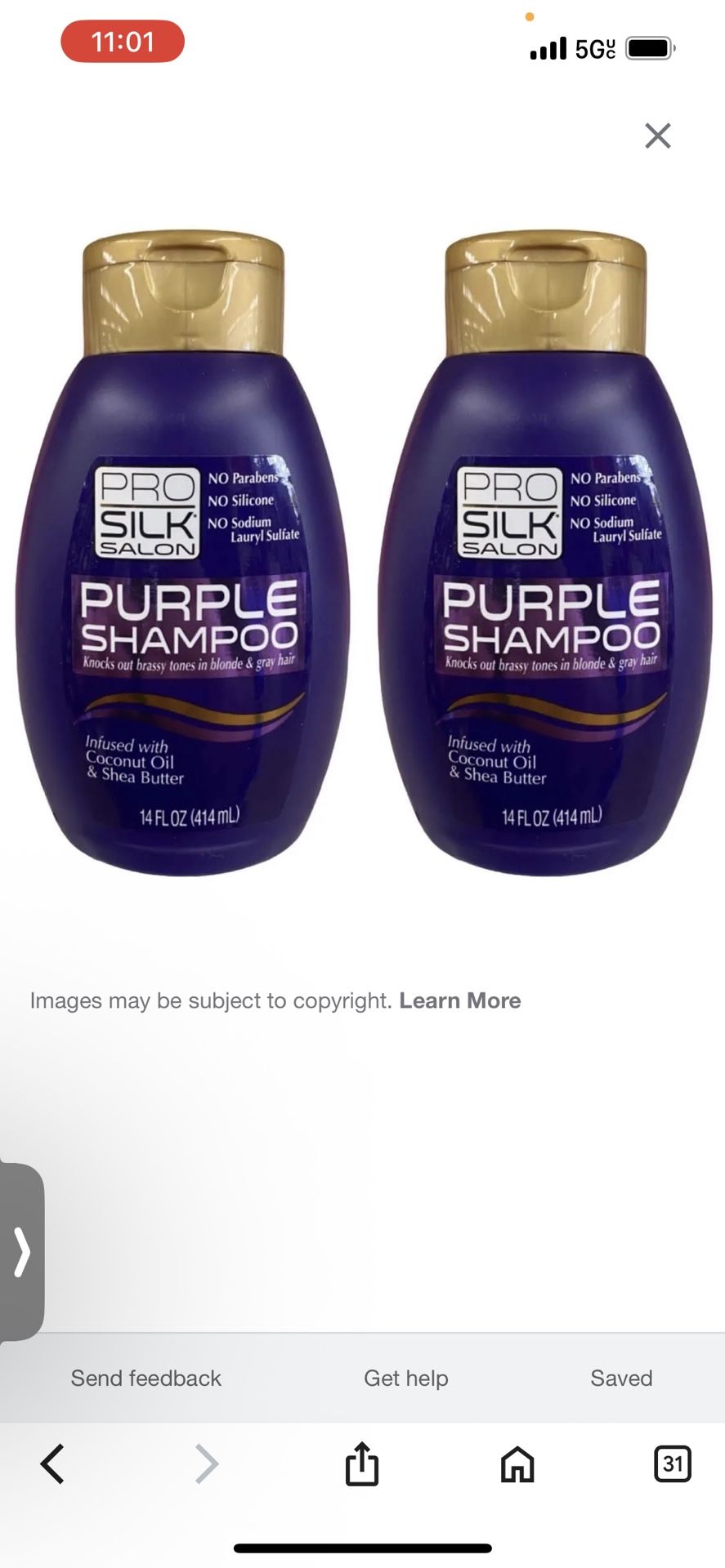 Profile Salon Purple Shampoo Pack Of 2