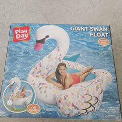 Giant Swan Inflatable Float 