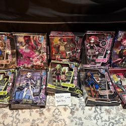 Monster High Dolls NEW And USED