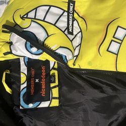 Members X Nickelodeon SpongeBob Collab Jacket 