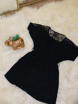 New beautiful black lace tunic top for sale !!!