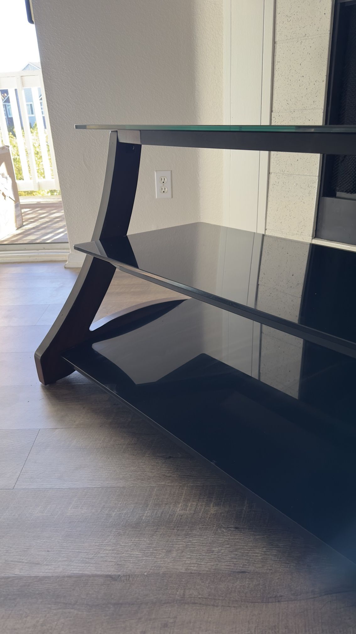 Glass TV Stand
