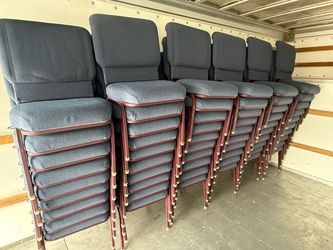 Lot of Stackable Church/Auditorium Chairs