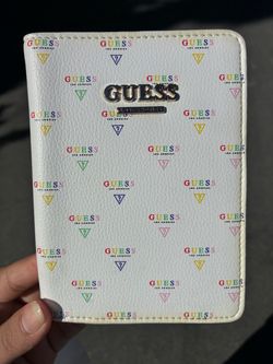 Guess Los Angeles White rainbow Logo Wallet