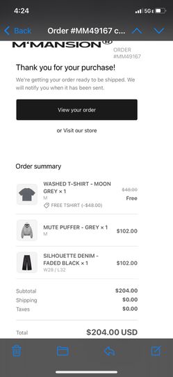 3 Items Moon Light Mansion Clothes