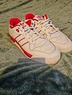 Adidas Rivalry Low "White Scarlet" Size 10.5 Men's Shoes