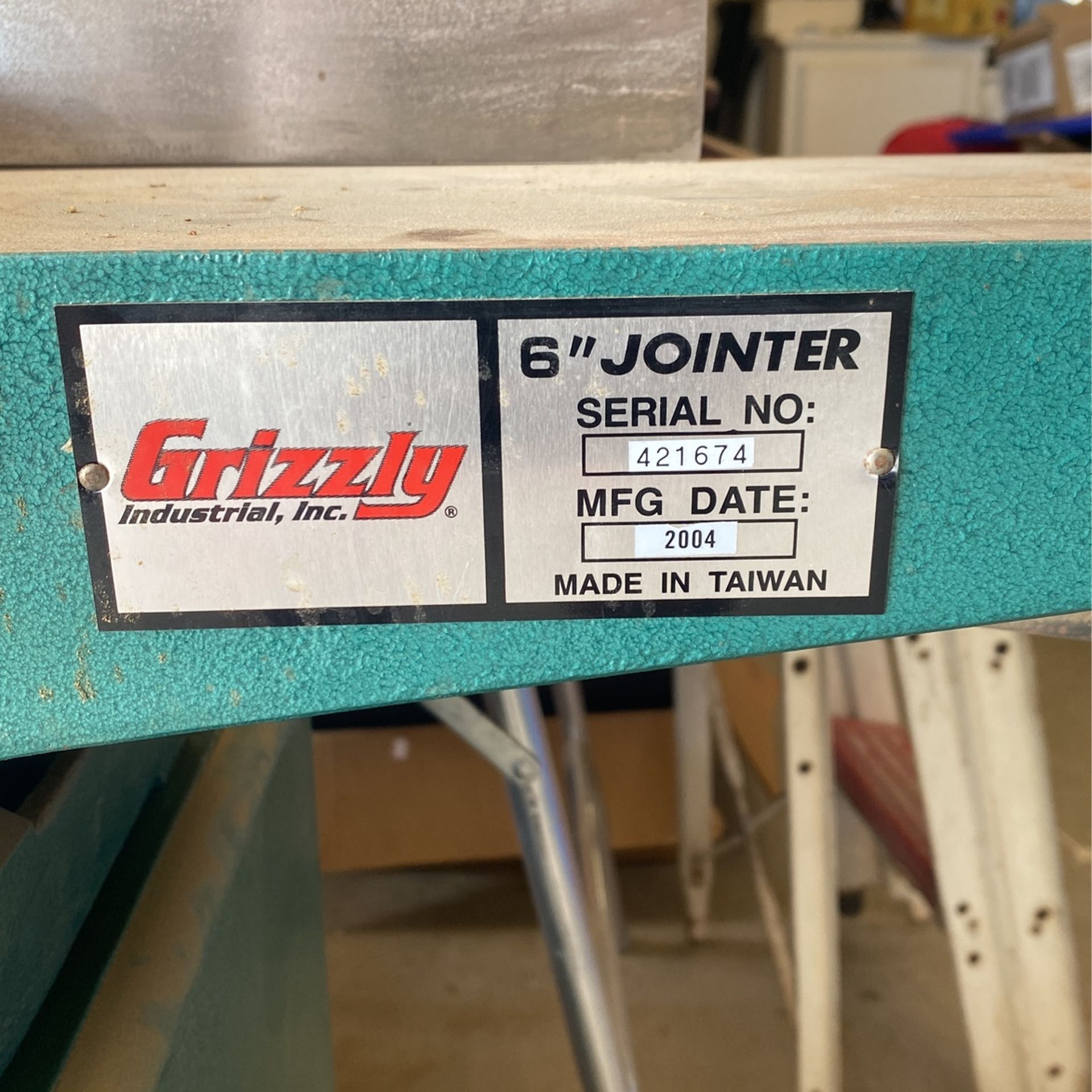 6’’ Grizzly Jointer for Sale in Hesperia, CA OfferUp
