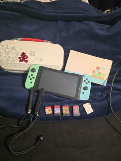 Nintendo Switch animal crossing edition