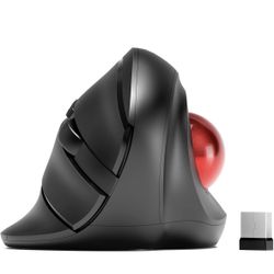 MicroPack Trackball Wireless Mouse Upgrade Right Hand Ergonomic Mouse with Wi...