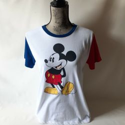 Mickey Mouse women's short-sleeve t-shirt size S 