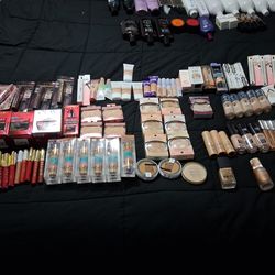 Makeup and hair products sold in a bundle for a fraction of retail