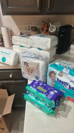 Diapers and three wipes