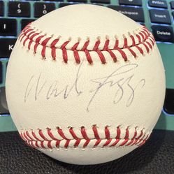 Wade Boggs Autographed Baseball