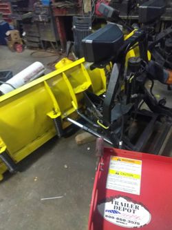 Snow plows and plow parts