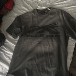 GRAY AND BLACK HELL STAR SHIRT 