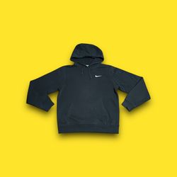 Nike sportswear club fleece pullover hoodie black men’s small