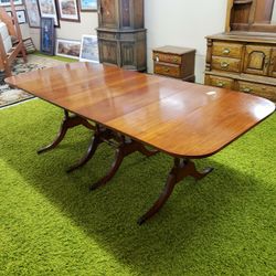 Drop Leaf Duncan Phyfe Dining Table SEATS  8