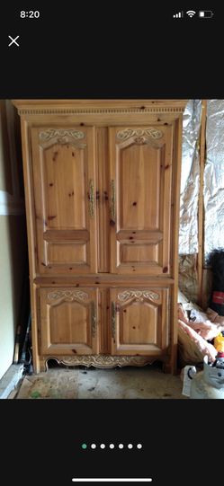 All oak Armoire 