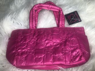 New Pink Embossed Hello Kitty purse