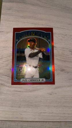 limited jazz chisolm jr topps card