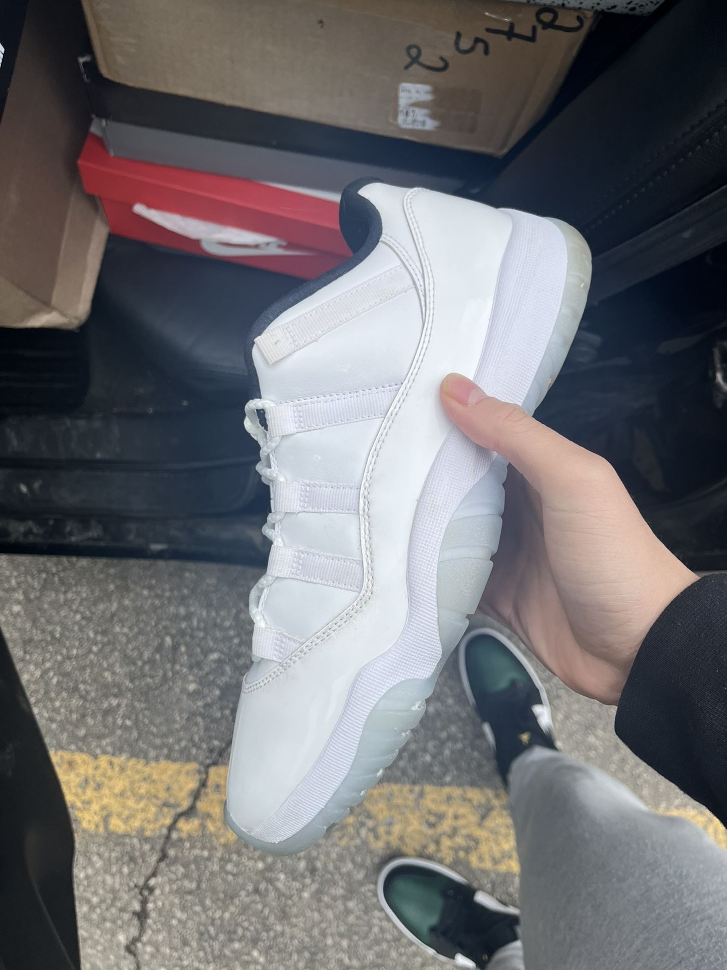 Jordan 11 Low Legend Blue Size 10