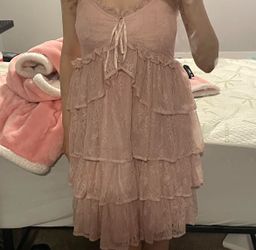 Pink Lace Babydoll