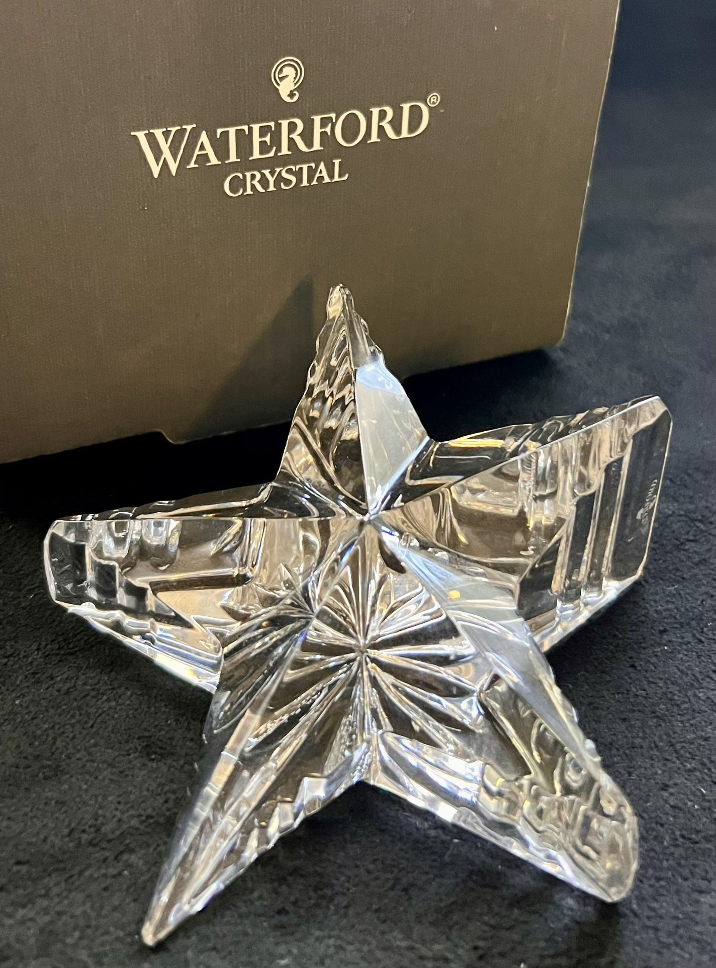 Vintage Waterford Crystal-Star Paperweight- With Original Box-$50 OBO