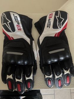 Alpine Stars gauntlet motorcycle gloves