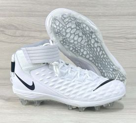 Men's Nike Savage Pro 2 White Black Football Cleats Sz 10.5 🏈