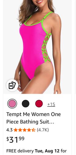 Pink One Piece Swimsuit