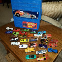 Hot Wheels And Case