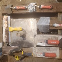 Assortment Of Drywall Tools