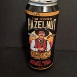 Doc Holliday Tombstone Brewery "I'm Your Hazelnut" RARE Beer Can (empty)