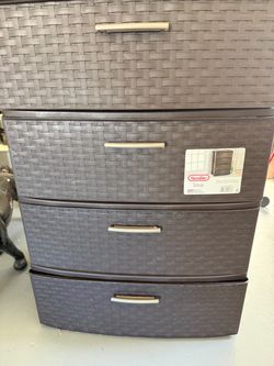 Sterlite 4 drawer plastic storage