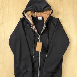 Burberry Zip Up Hoodie 