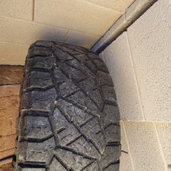 Nitto Ridge Grappler light truck tire.