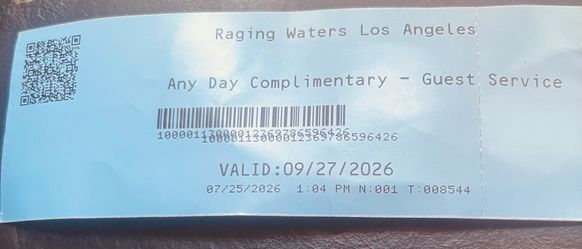 Raging Water Ticket