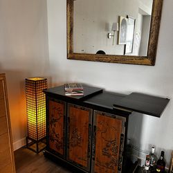 Unique piece of furniture - antique Chinese bar with all in it as a bundle