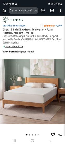 King Zinus 12 inch Green Tea Mattress