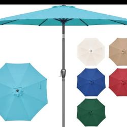 OUTDOOR 9FT PATIO UMBRELLA