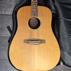 Eastman Acoustic Guitar  With Case  !! $200 Or Best Offer !!