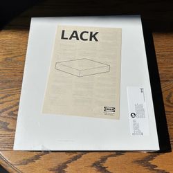 Brand New White Ikea Floating Wall Shelf. 11 3/4 x 10 1/4”