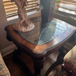 Couch And Love Seat With 2 End Table And 6 Seat Dining Set