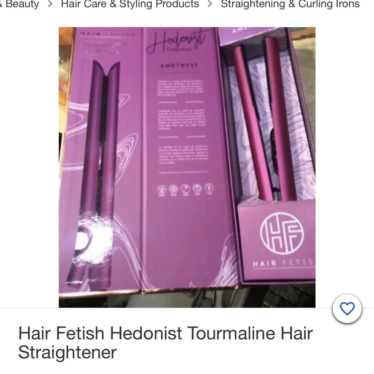 Hedonist Hair Fetish Hair Straightener for Sale in 