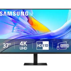 Samsung - 37" ViewFinity S8 S80UD LED 4K UHD High Resolution Monitor with HDR10, USB-C and Ergonomic Stand - Black