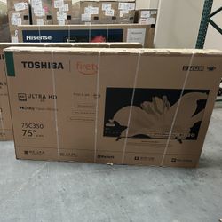 TOSHIBA 75 INCH SMART TV 4K 