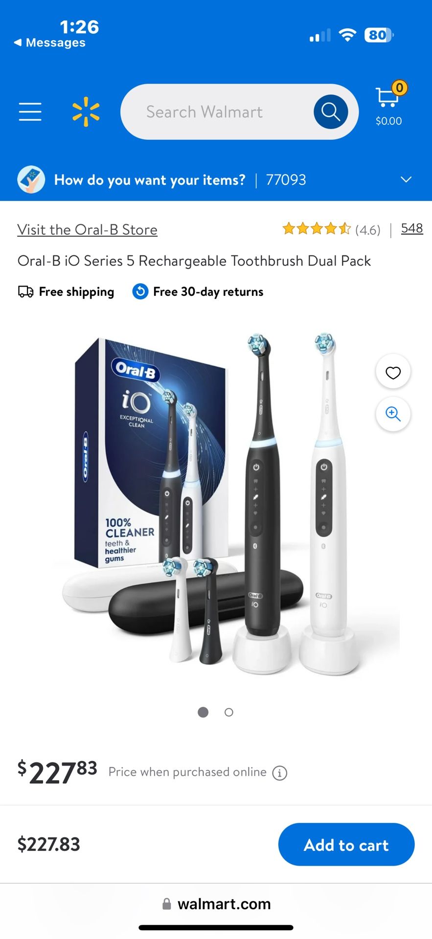 Oral-B iO Series 5 Dual Pack